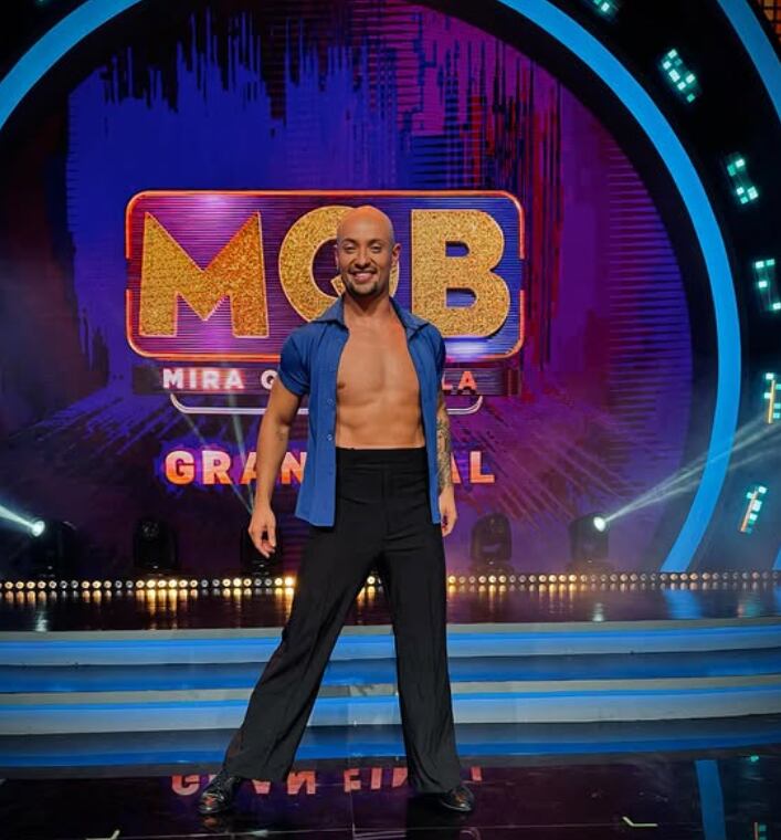Bailarín tico Michael Rubí, participante de Mira quién baile y parte del equipo coreográfico de Gloria Trevi en México.