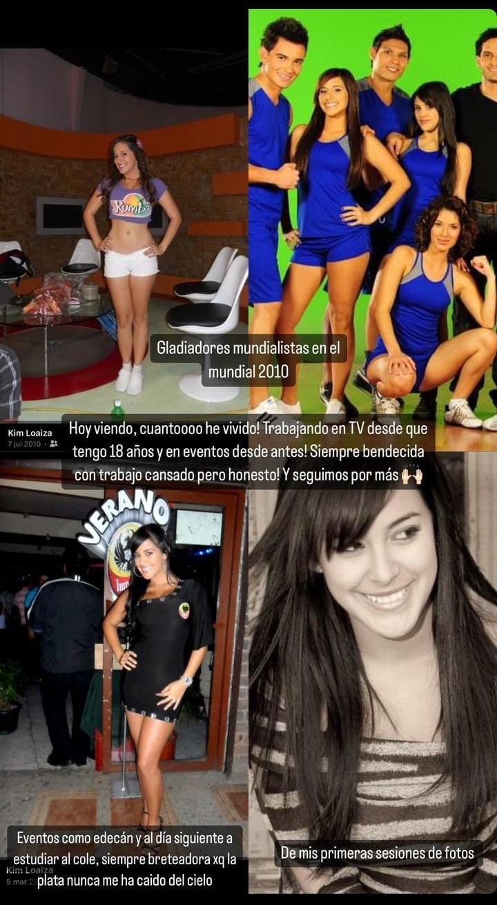Kimberly Loaiza recordó sus inicios