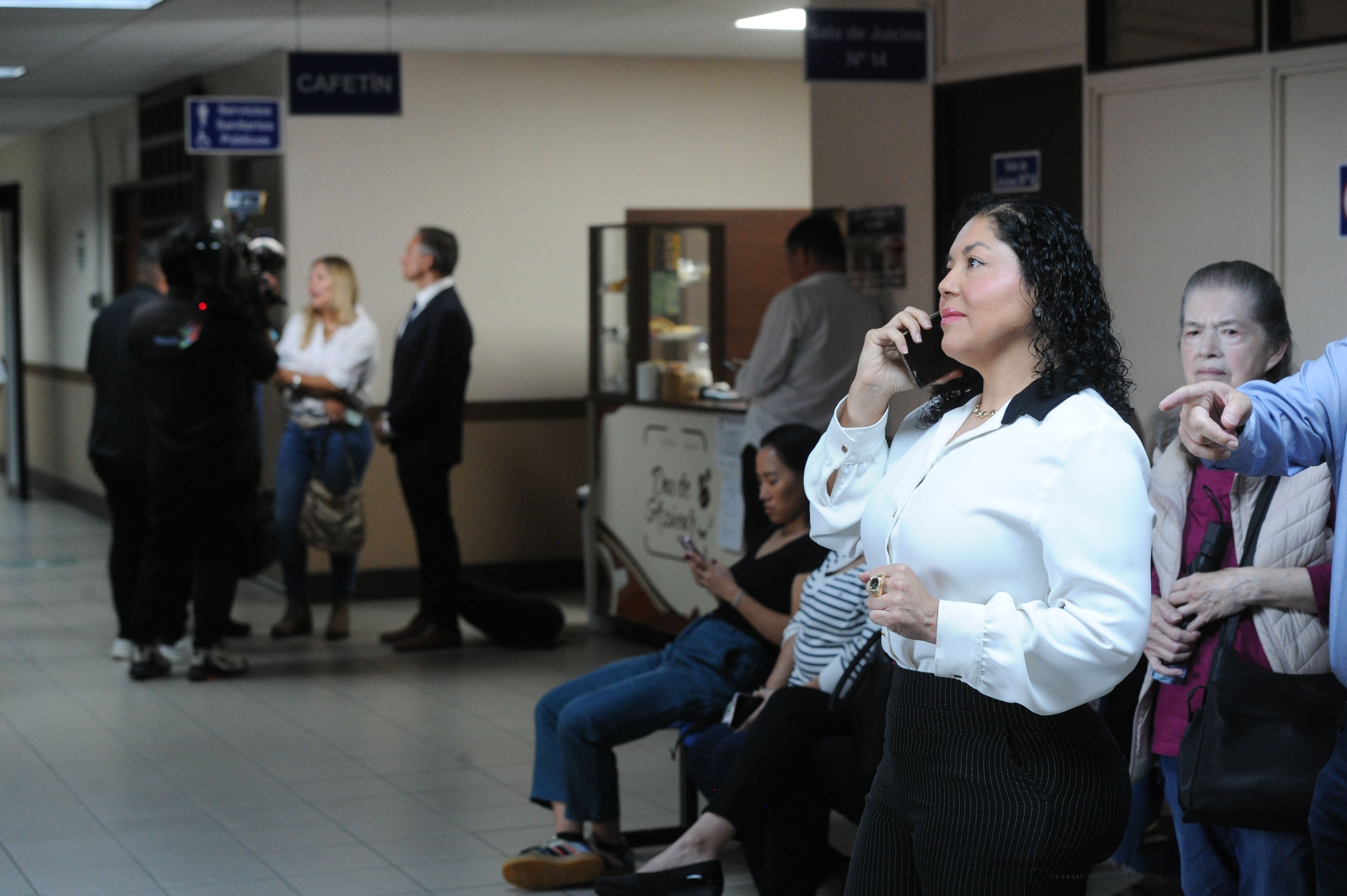 12/10/2026 Guadalupe, Trbinales de Goicoechea, sala de juicios , entre Maricruz Leiva y la doctora Jennifer Fallas, conocida como la “doctora de las misses”, . Fotografía: Marvin Caravaca.