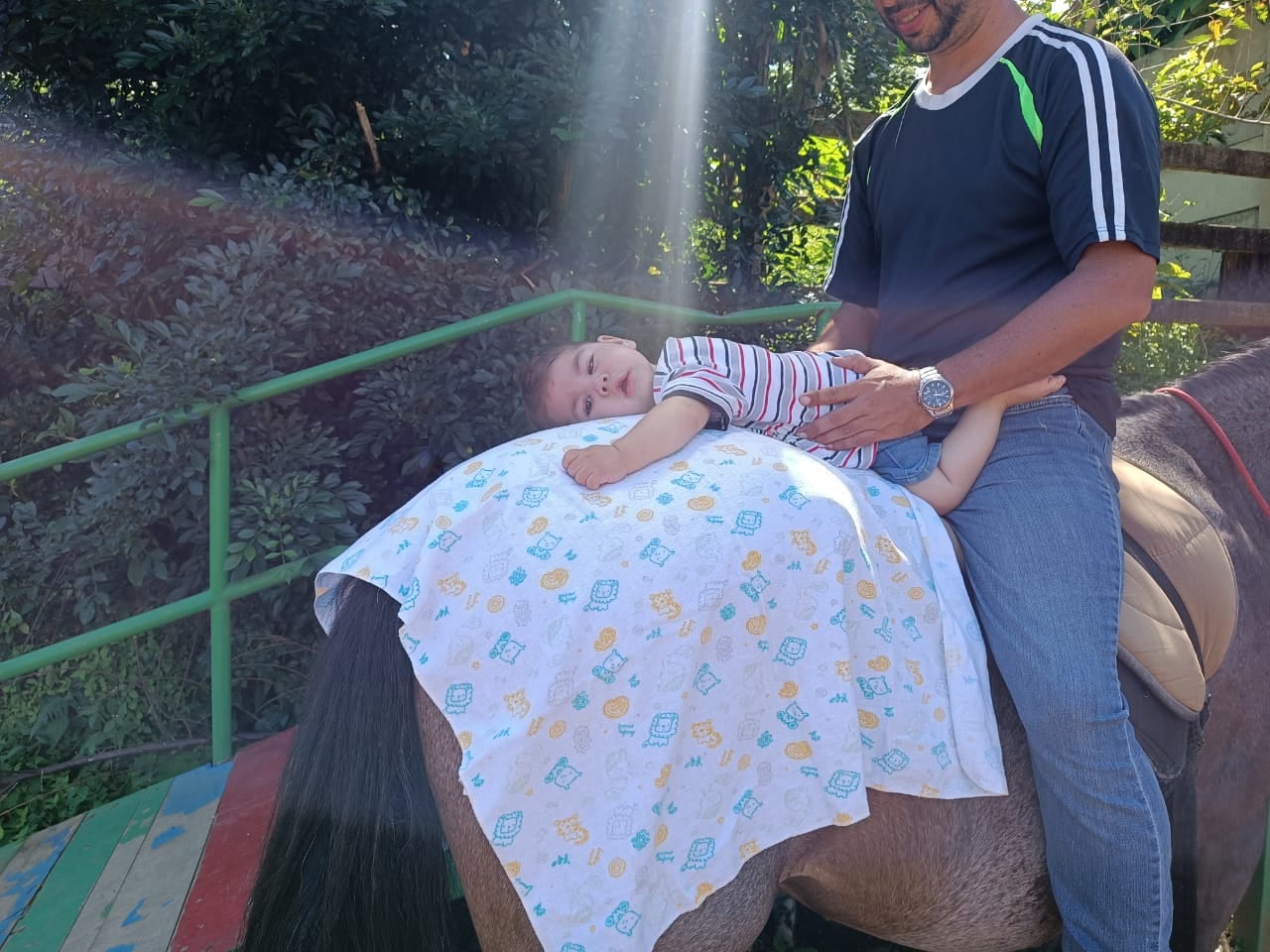 Asotequi brinda terapia con caballos a niños y adolescentes con algún tipo de discapacidad.
