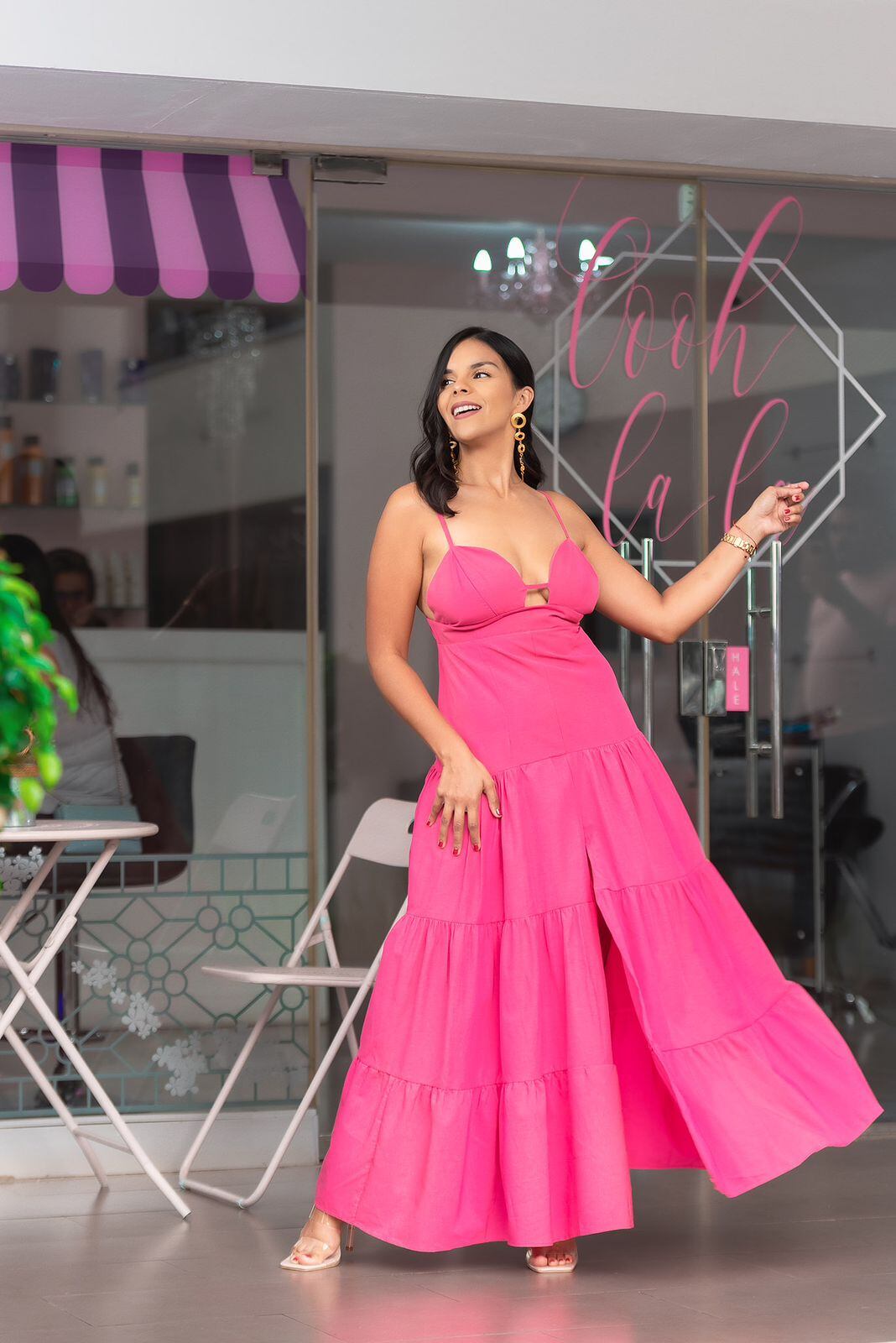 Periodista Lucía Frei.