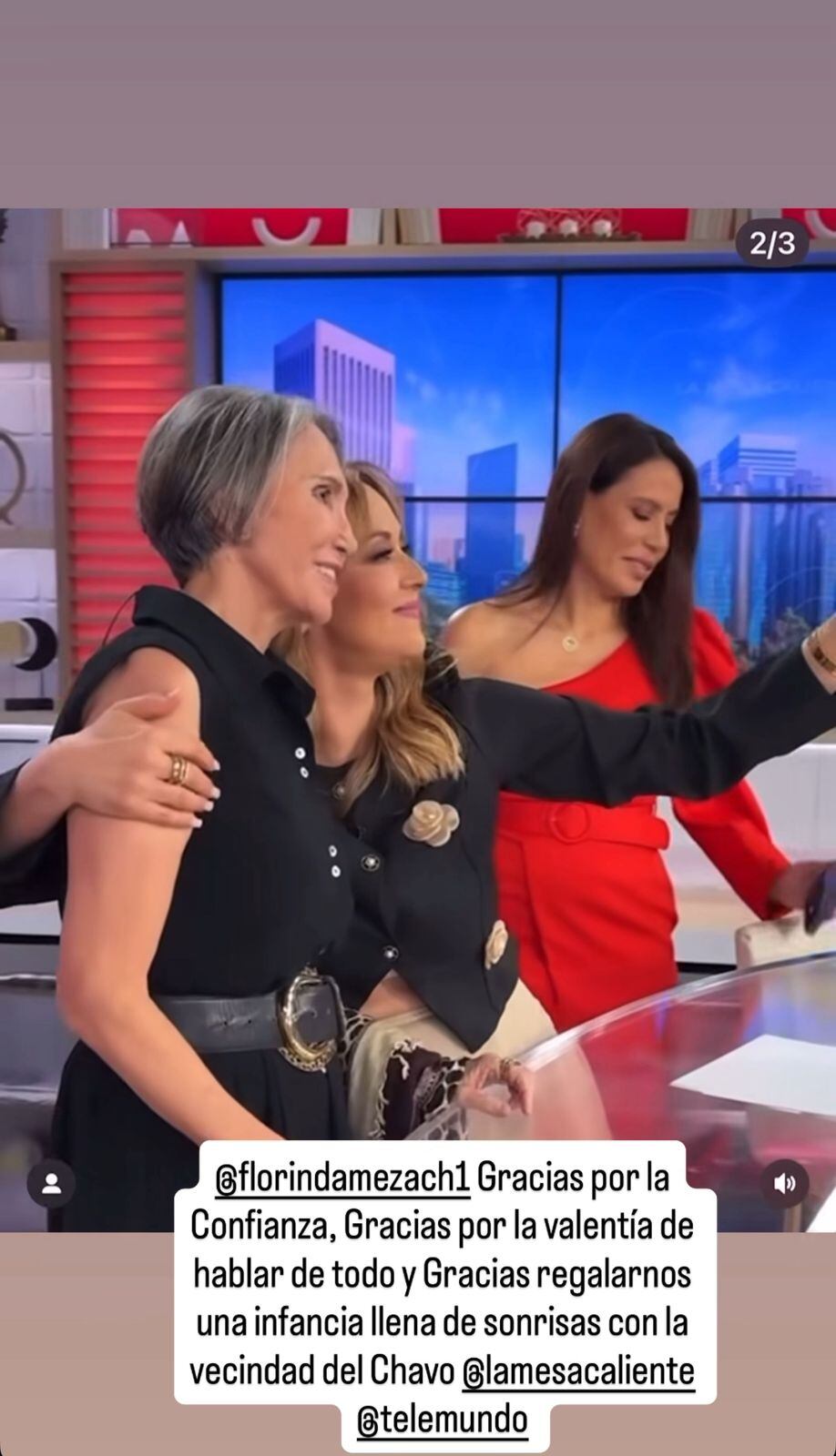 Así reaccionó Florinda Meza, de El Chavo del 8, al conocer a Verónica Bastos