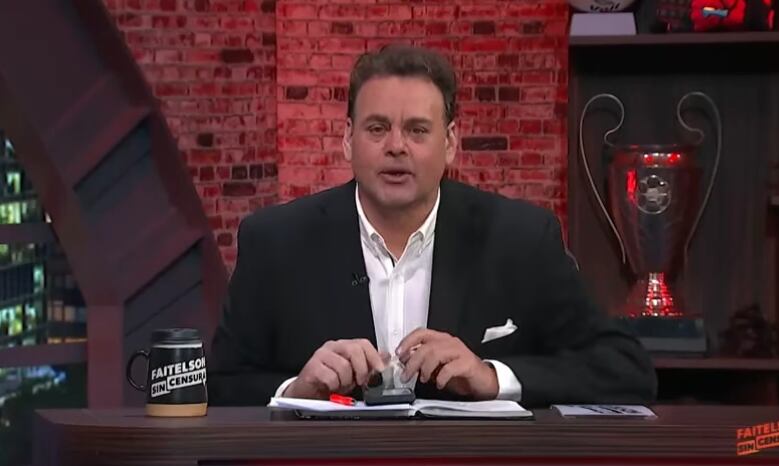 David Faitelson le tiró nuevamente a la FIFA ante la posibilidad de que se haga un partido para escoger al sustituto del Léon en el Mundial de Clubes. Captura de pantalla.