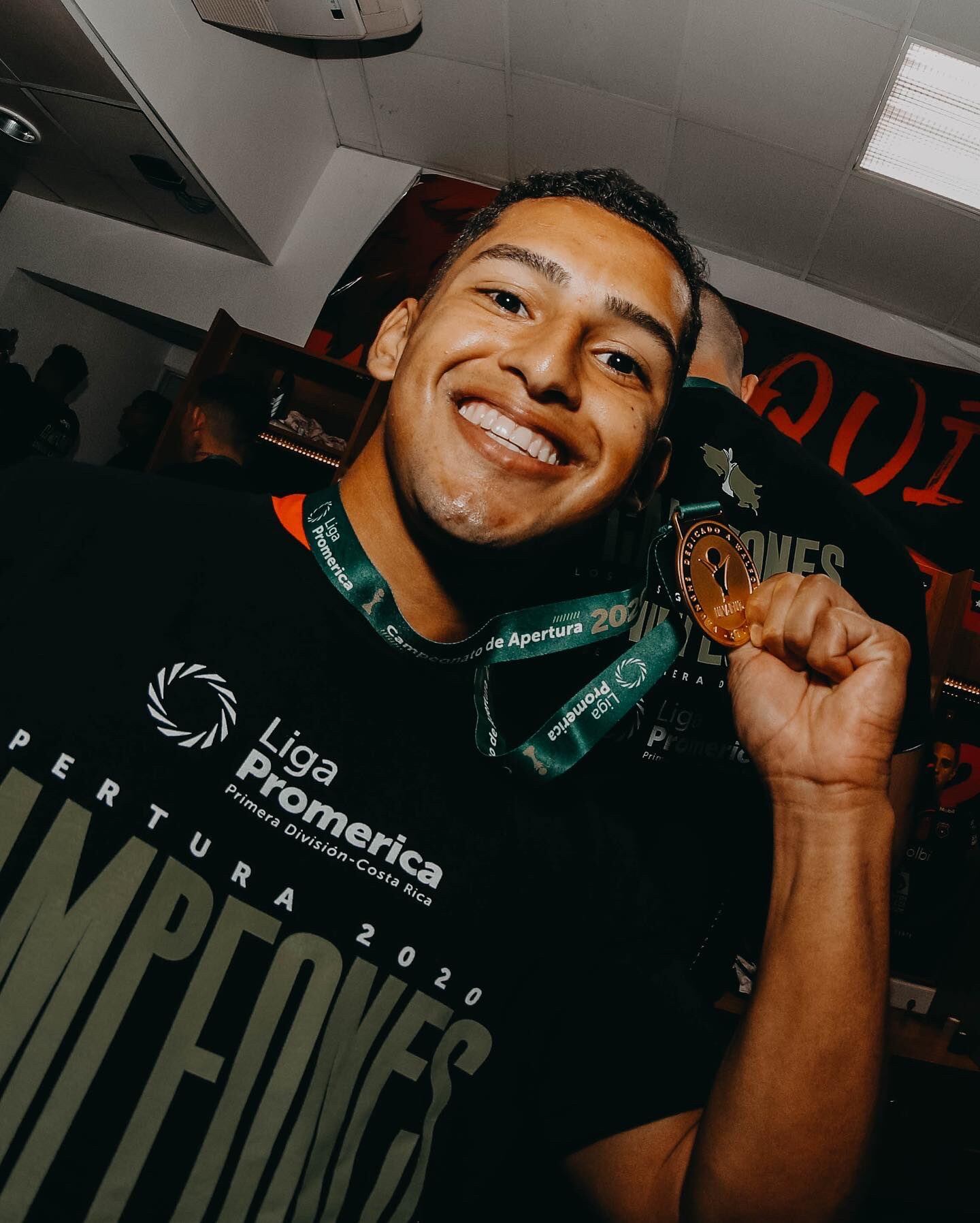 Geancarlo Castro se despide de Alajuelense. Twitter.