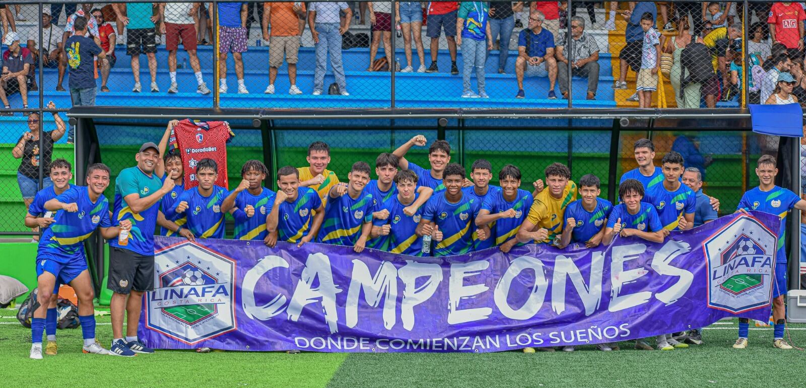 Pococí se coronó campeón en el fútbol masculino en los Juegos Nacionales 2026.