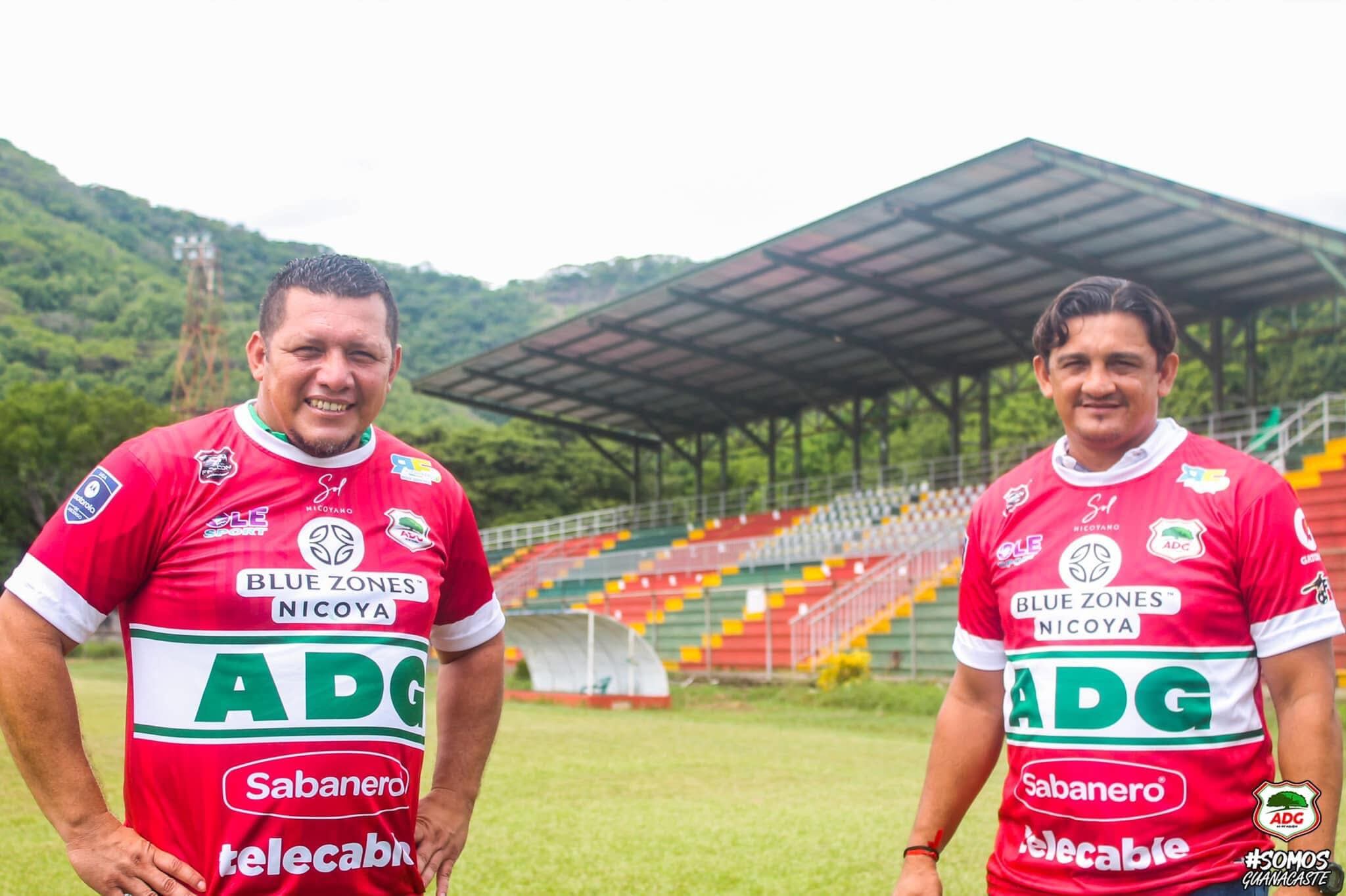 Minor Díaz y Pablo Rodríguez serán el técnico y asistente de Guanacasteca. Facebook Nicoya Deportes.
