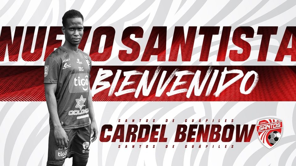 Cardel Benbow, jamaiquino, Santos de Guápiles