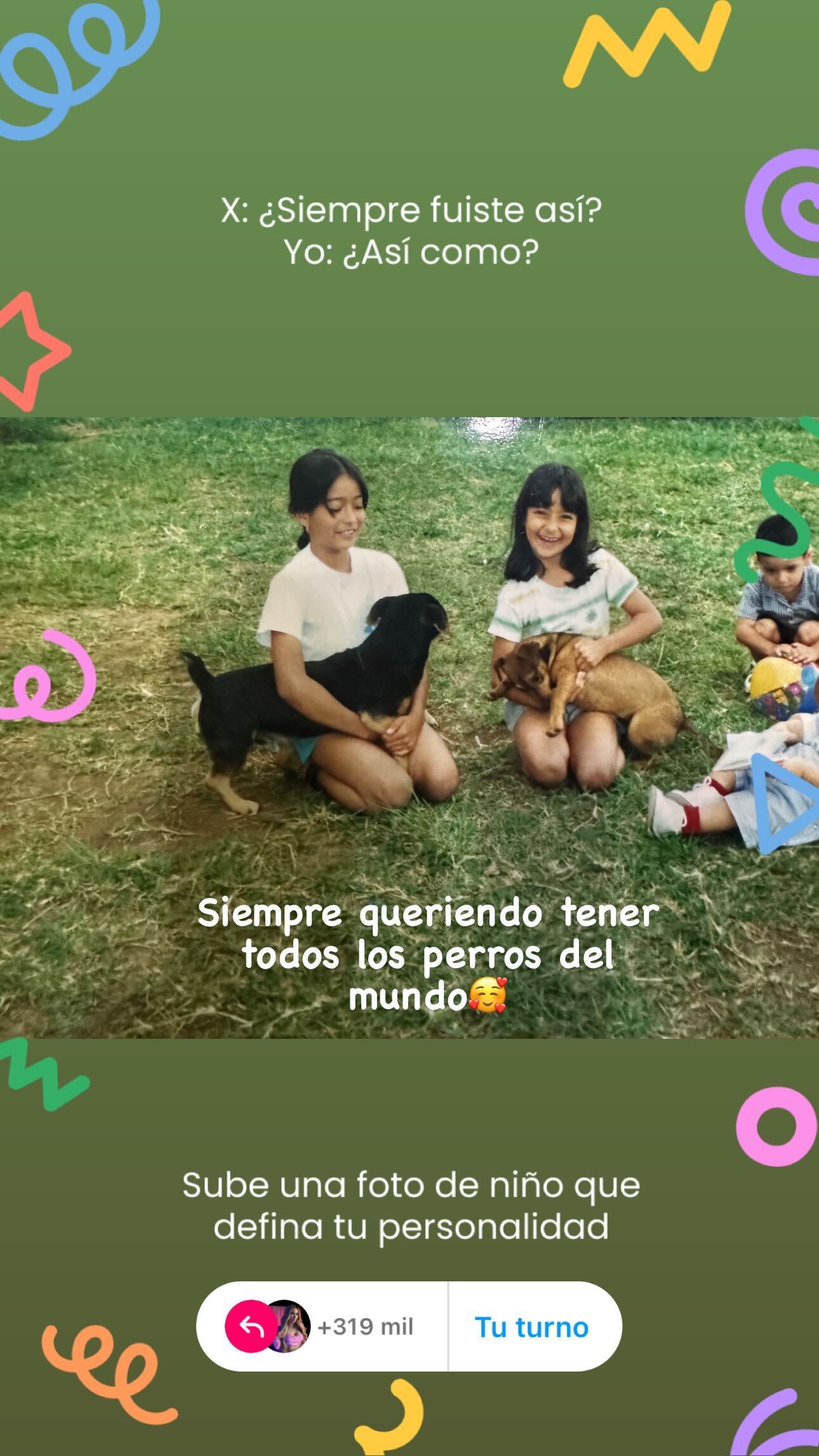 Elena Correa cuando era niña