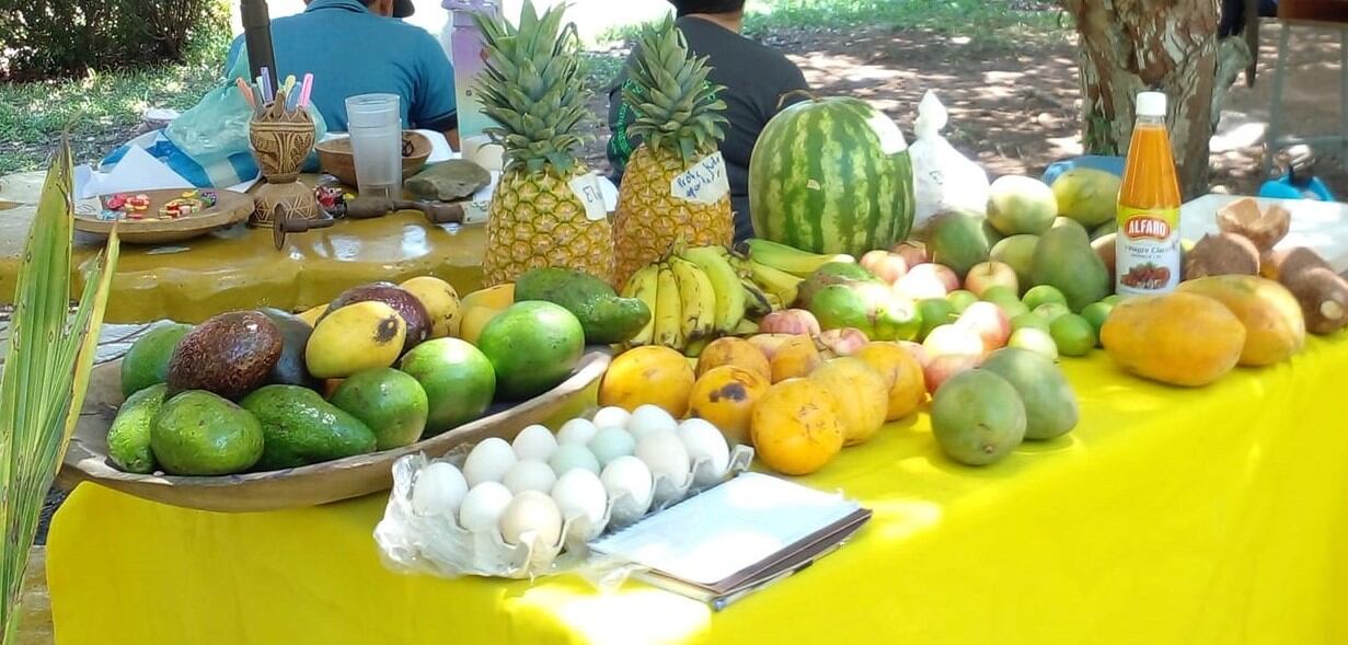 En la feria podrá encontrar una variedad de producto fresco típico de la comunidad.