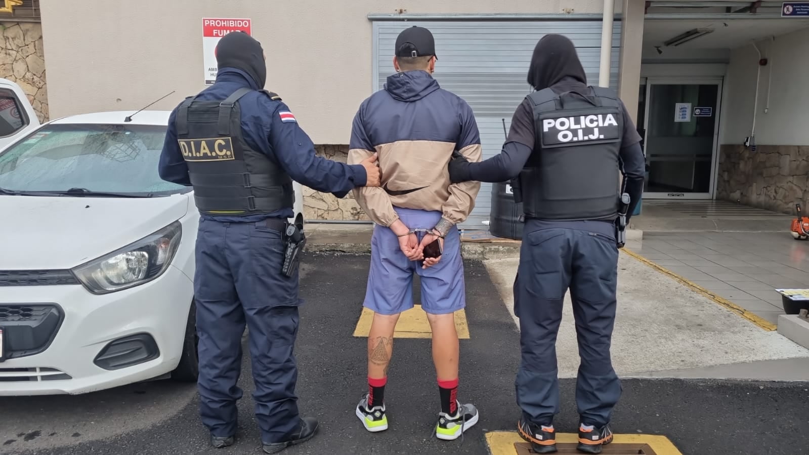 Detienen a sospechosos de homicidio de joven de 18 años en Pacayas. Foto OIJ.