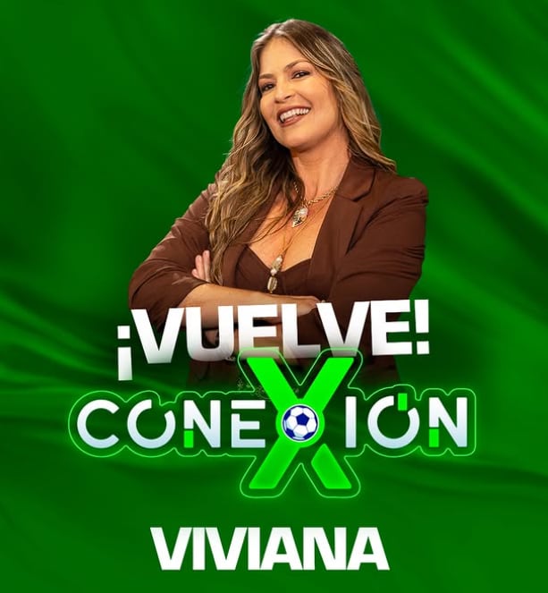 Viviana Calderón es la presentadora oficial de Conexión fútbol en su nueva temporada.