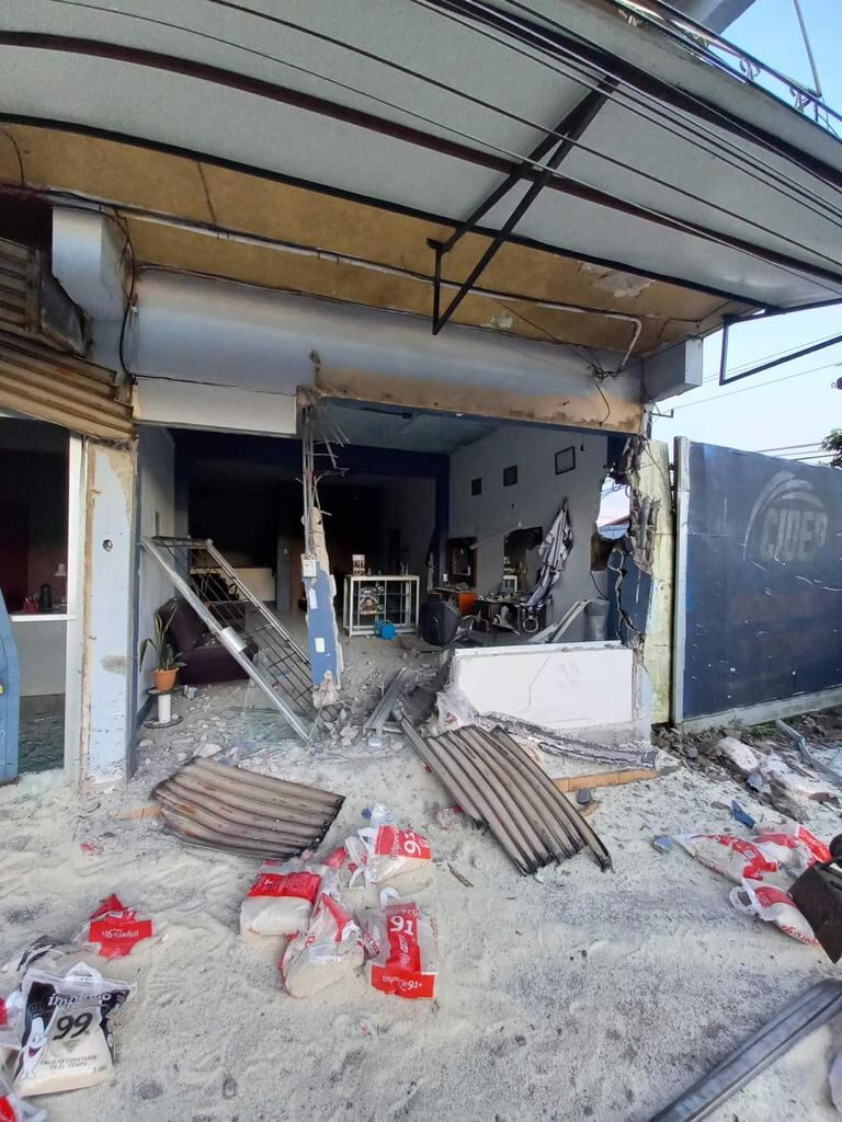 Vuelvo de camión en Cuidad Quesada. Foto cortesía.
