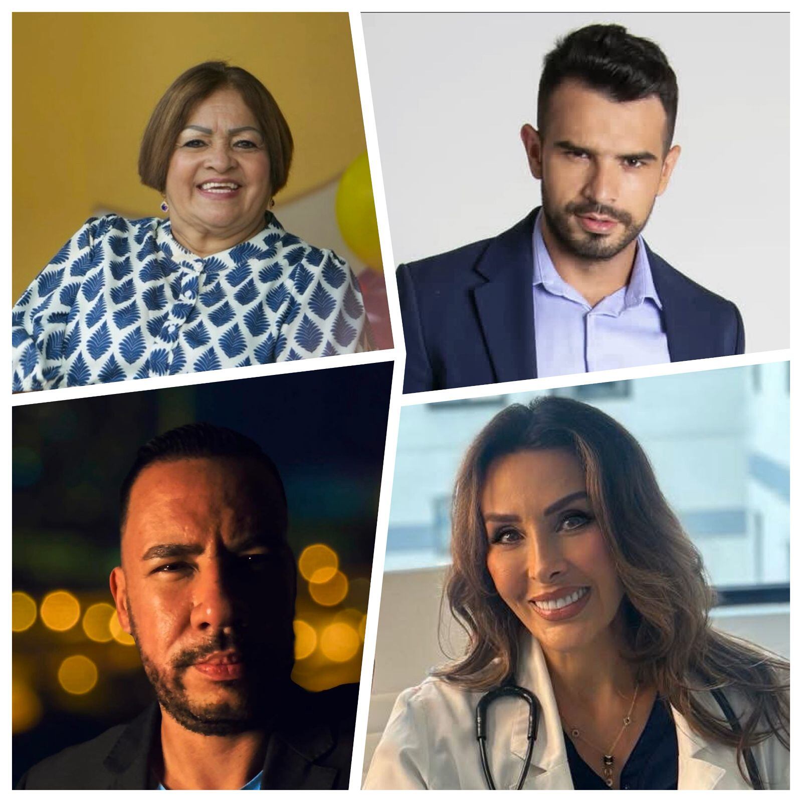 Sergio González, periodista, junto a su tía Nena, María Eugenia González