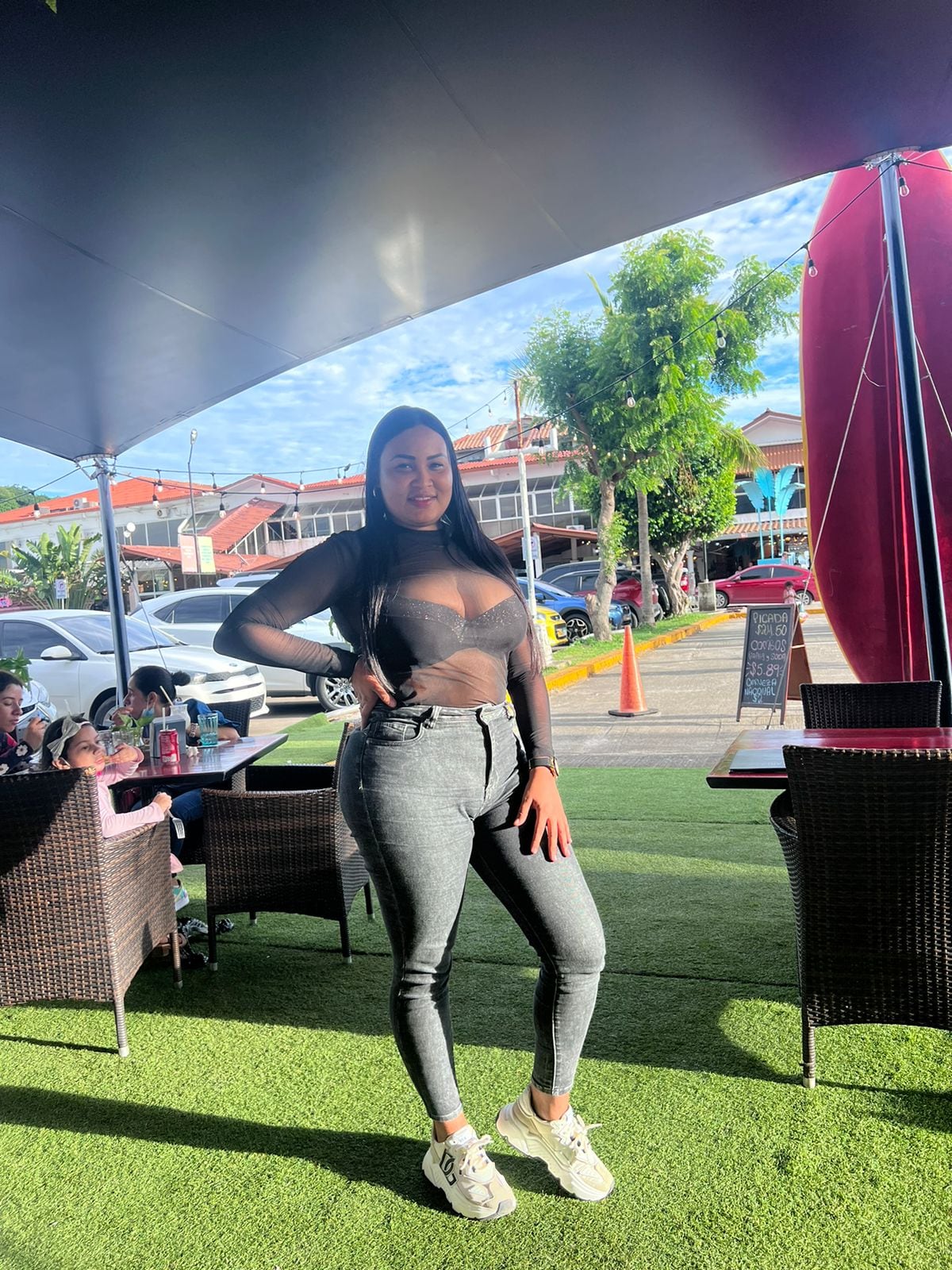 Nicole Hernández, esposa de Fidel Escobar