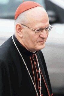 El cardenal húngaron Peter Erdo en una fotografía de perfil