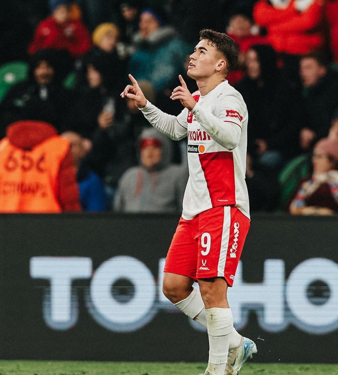 Manfred Ugalde celebró su gol 14 el fin de semana ante el Krasnodar.
