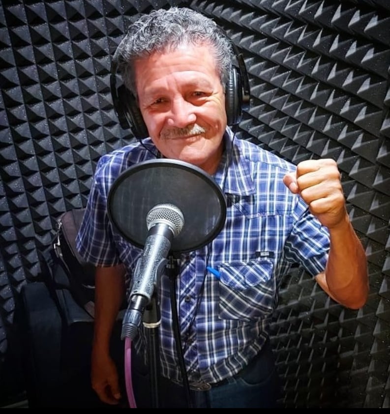 Jorge Arturo González Quesada, mejor conocido como "Cañero", narrador taurino.