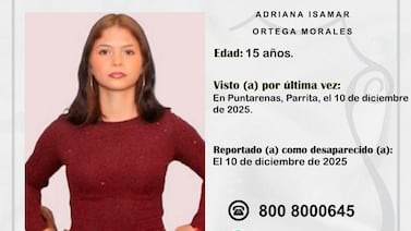 Desesperada búsqueda de quinceañera desaparecida en Parrita