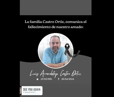 Locutor Luis Castro Ortiz
