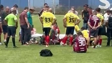 Exjugador sufrió un aparente infarto en medio de partido de veteranos de Saprissa