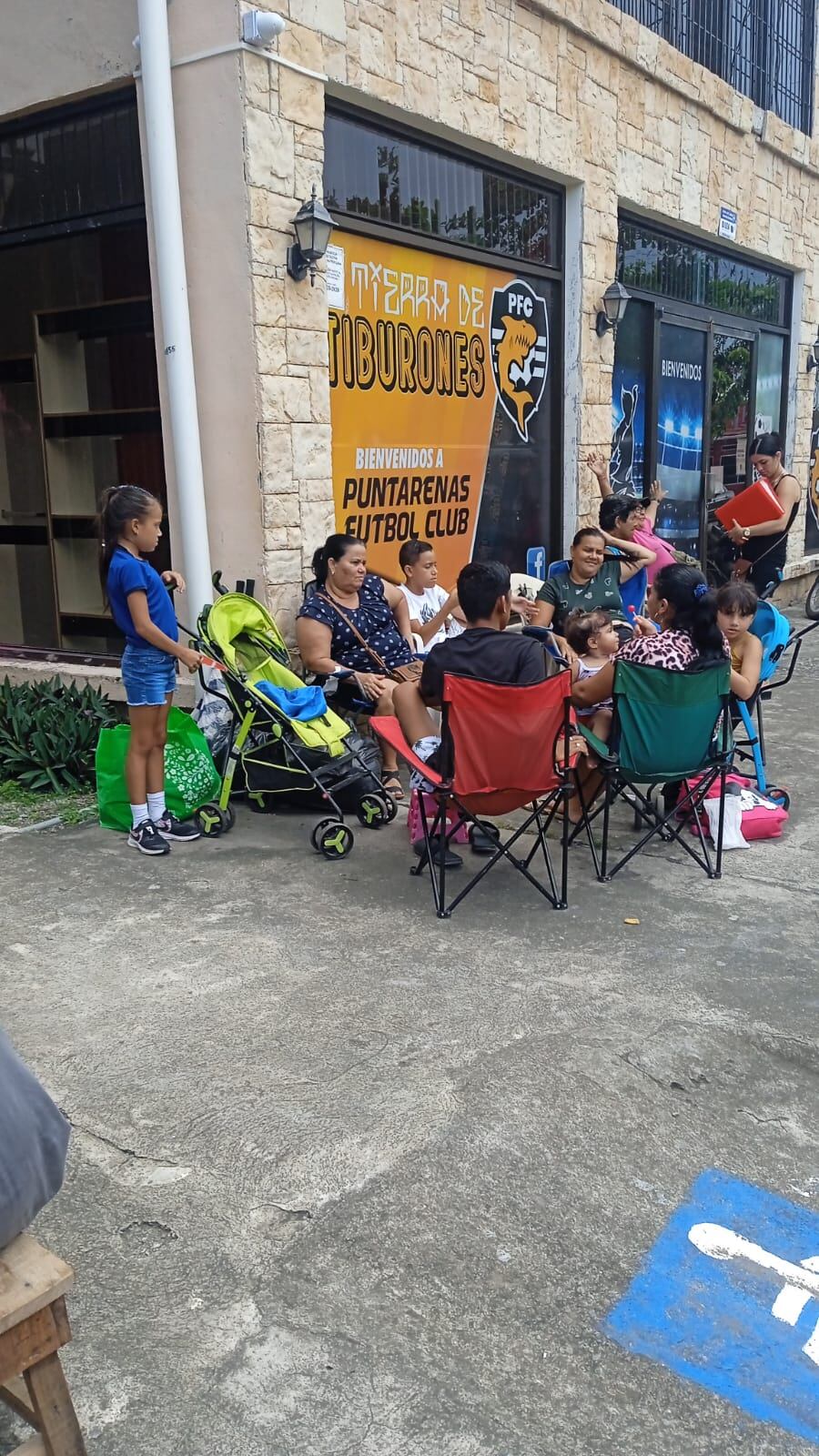 Filas Puntarenas  Saprissa