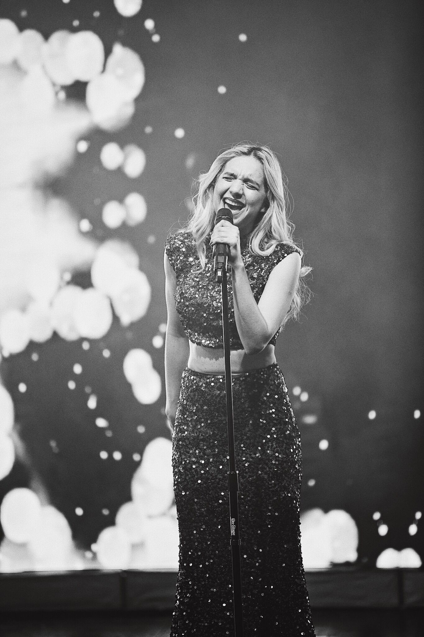 Susan Cascante es la animadora del Sporting. Cortesía.