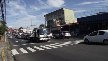 Hay cambios viales en una transitada zona de San José