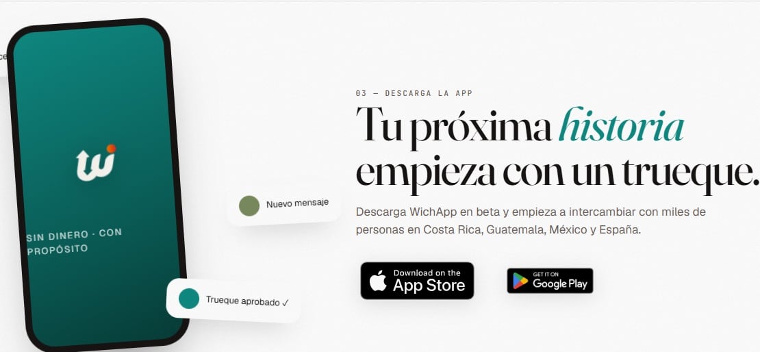 WichApp fue creada por Francisco Gutiérrez quien convirtió una necesidad familiar en una plataforma que ya suma miles de descargas y unos 10.000 productos y servicios disponibles para el cambalache