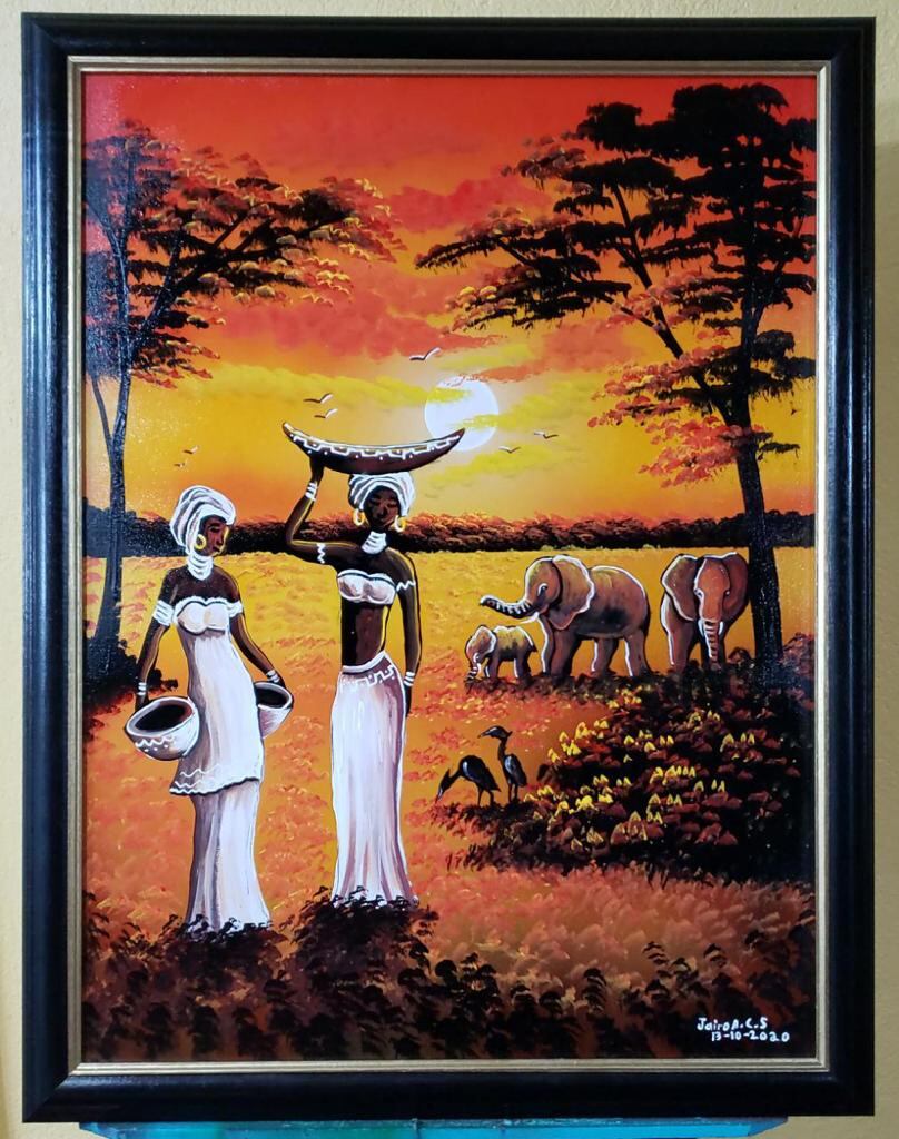 Jairo Adrián Cordero Sancho es a sus nueve años un pintor profesional, porque los cuadros que hace se le venden muy bien. Ama lo que hace y asegura que cuando esté grande será mejor pintor que italianos Miguel Ángel Buonarroti y Leonardo Da Vinci