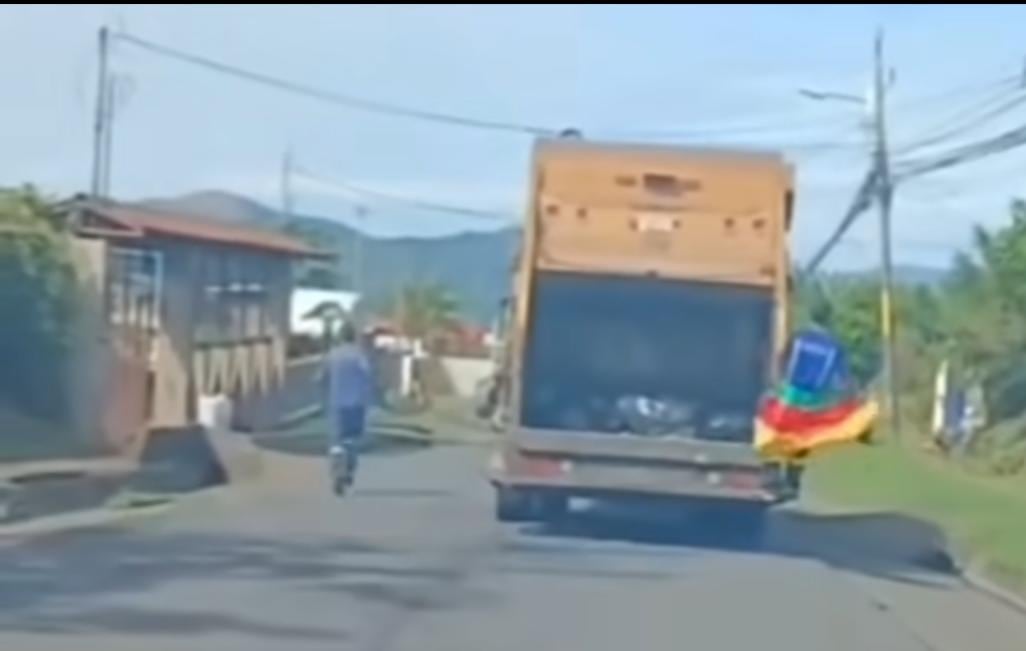 recolector de basura viral