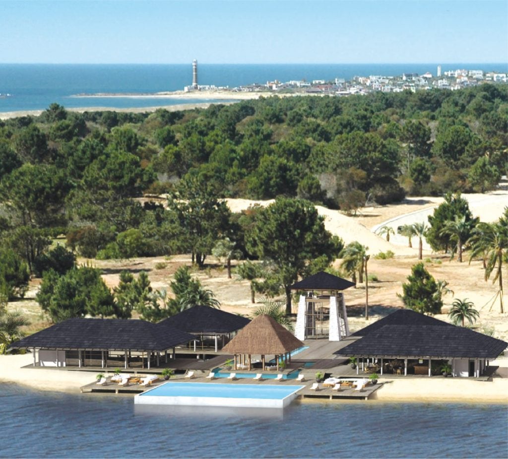 Martín Demichelis y sus hijos fueron rescatados tras quedar atrapados por la corriente en Punta del Este.