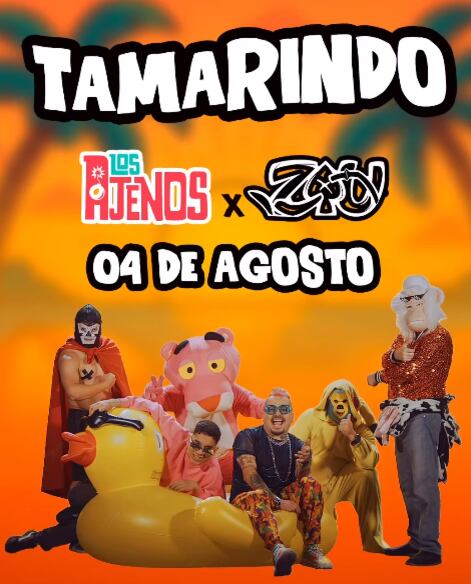 Los Ajenos y Zau grabaron juntos el tema "Tamarindo".