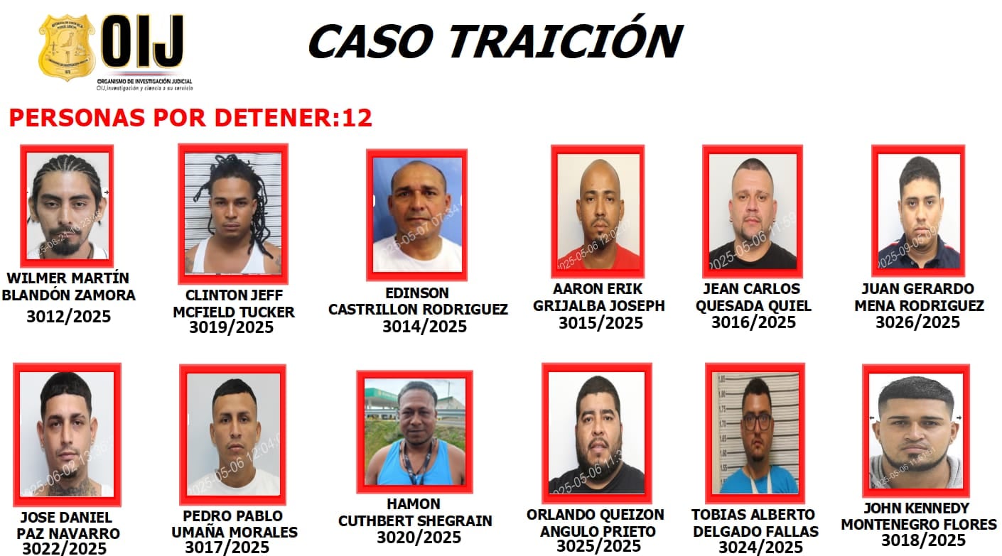 12 presuntos integrantes del Cartel Caribe Sur permanecen prófugas.