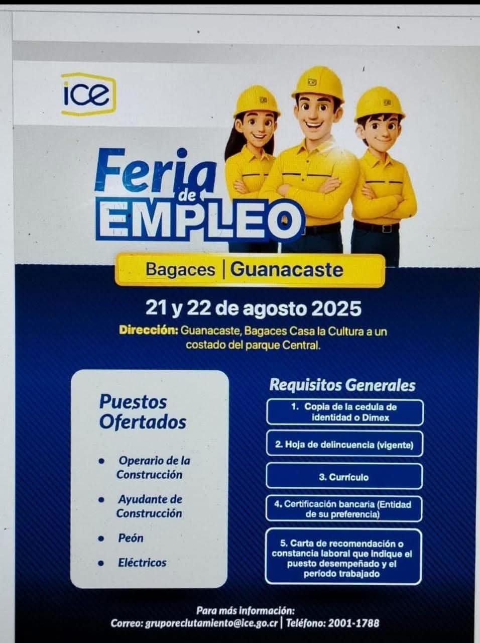 ice feeria de empleo