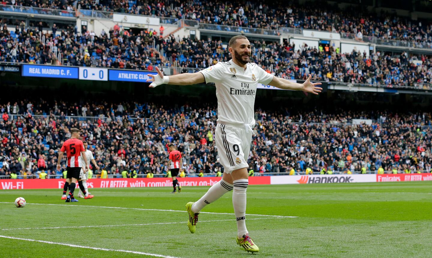 Karim Benzema suma triplete ante Athletic de Bilbao | La Teja