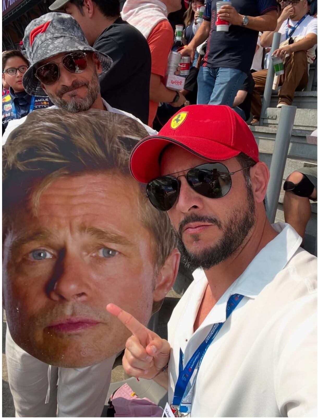 Yiyo Alfaro y Bismarck Méndez salieron en nueva película de Brad Pitt