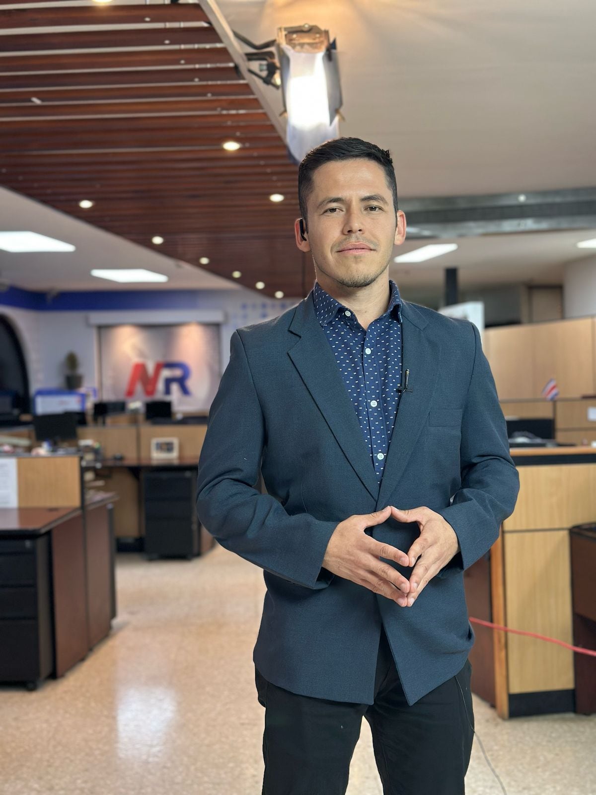 Jefry Naranjo Mora tiene 28 años, es de San Marcos de Tarrazú y trabaja en Repretel desde marzo pasado