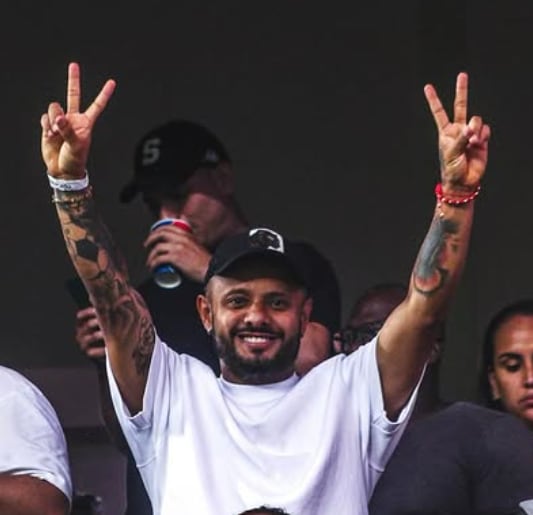 Allan Alemán y su expareja Hillary Castro