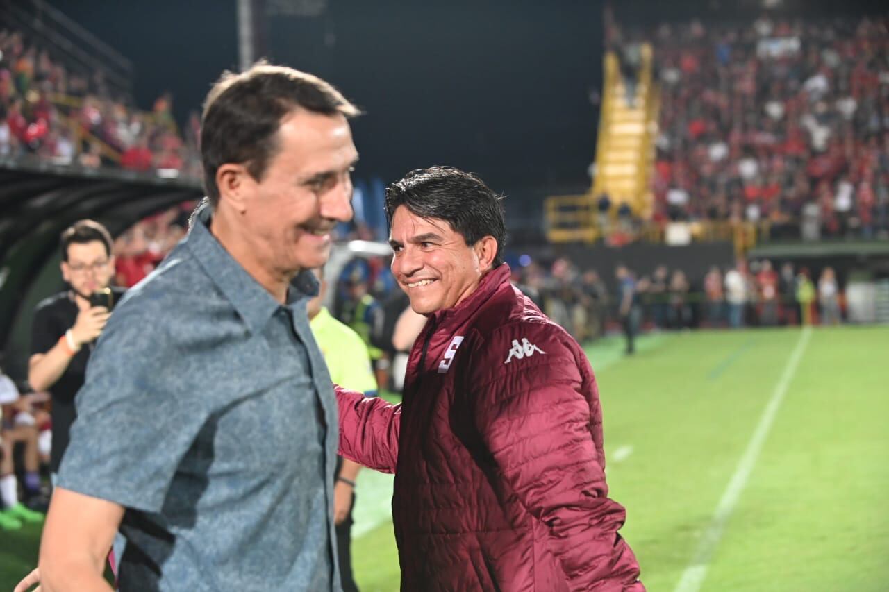 22/05/2024/ Juego entre Liga Deportiva Alajuelense vs Saprissa por el partido de ida por la final de l Liga Promerica en el estadio Alejandro Morera Soto / Foto Albert Marín