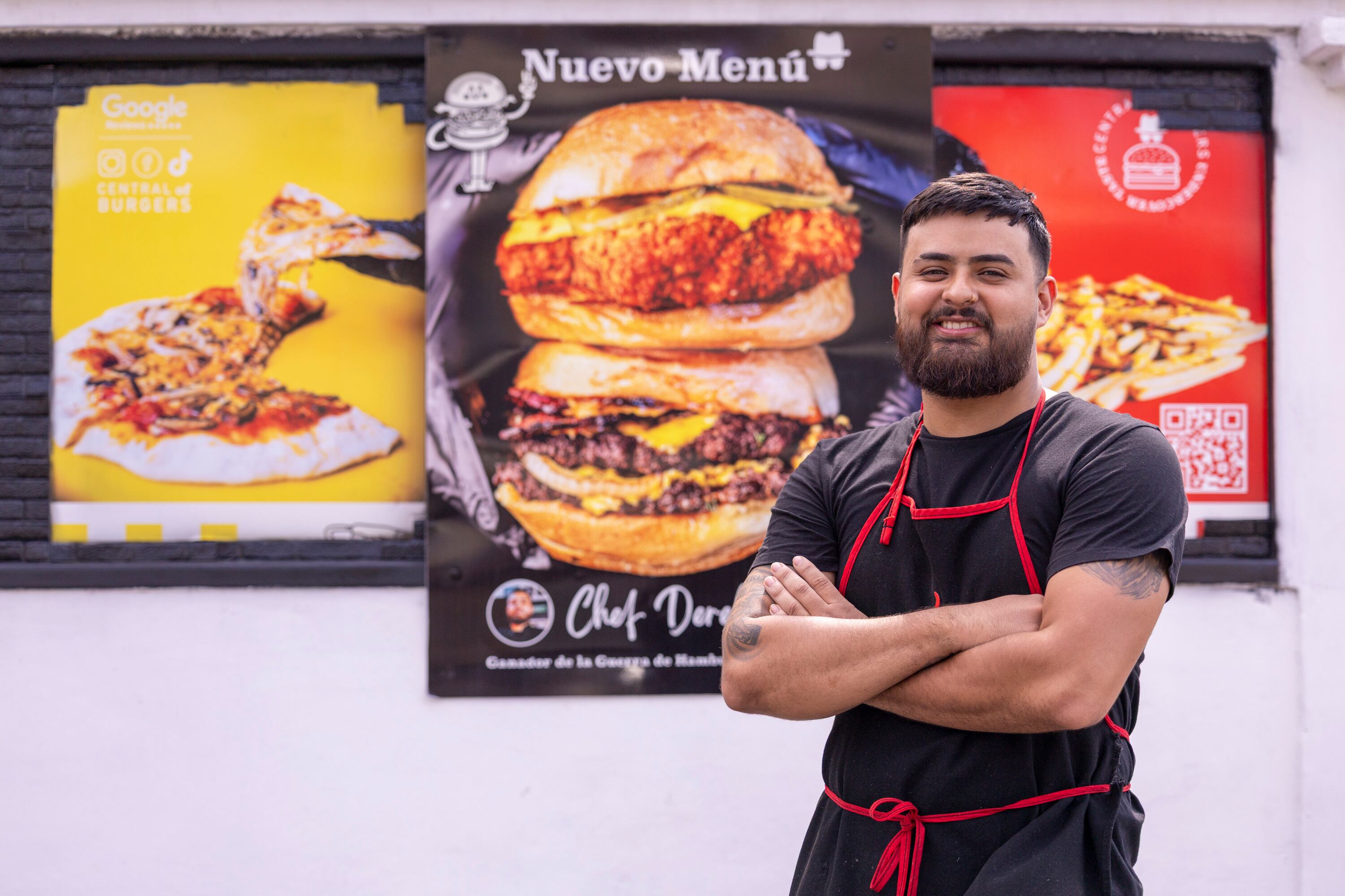 24/04/2025, San José, Barrio México, entrevista con el Chef Derek, creador de Central of Burguers.