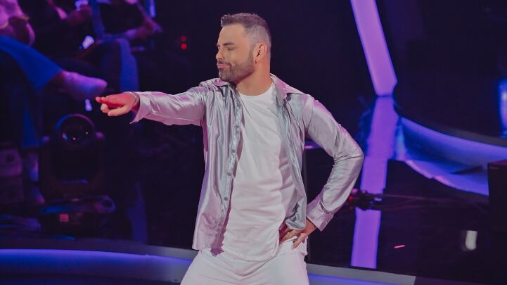 Diego Bravo fue asustado por Berny Madrigal en Mira quién baila