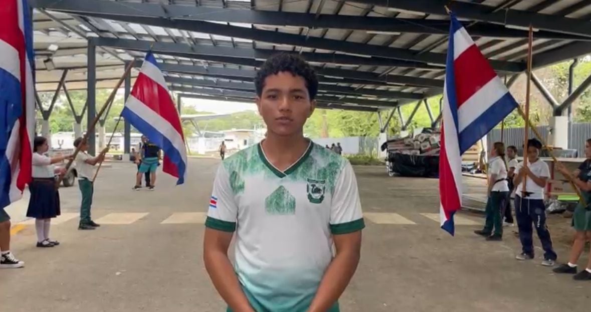 Yafeth Matías Moya León no es cualquier estudiante, es un joven de apenas 16 años que hará historia este 13 de setiembre, al convertirse en el primer costarricense en correr con la Antorcha Centroamericana de la Libertad en tierras ticas.