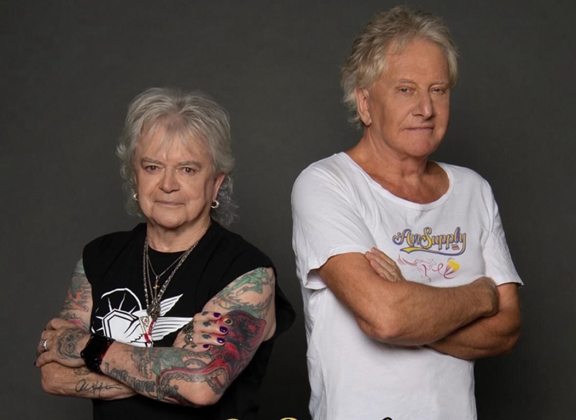 Air Supply se presentará el próximo 27 de abril. Son conocidos por temas como Lost in Love, Every Woman in the World y Making Love Out Of Nothing At All, entre otros.