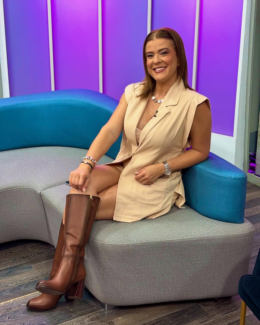 Fabiola Herra se fue unos días a Guatemala y desde allá derrochó amor con su nuevo novio Fabio Fernández, quien además es uno de sus jefes en Multimedios canal 8.