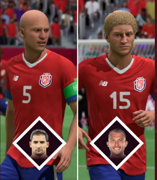 Celso Borges y Francisco Calvo FIFA