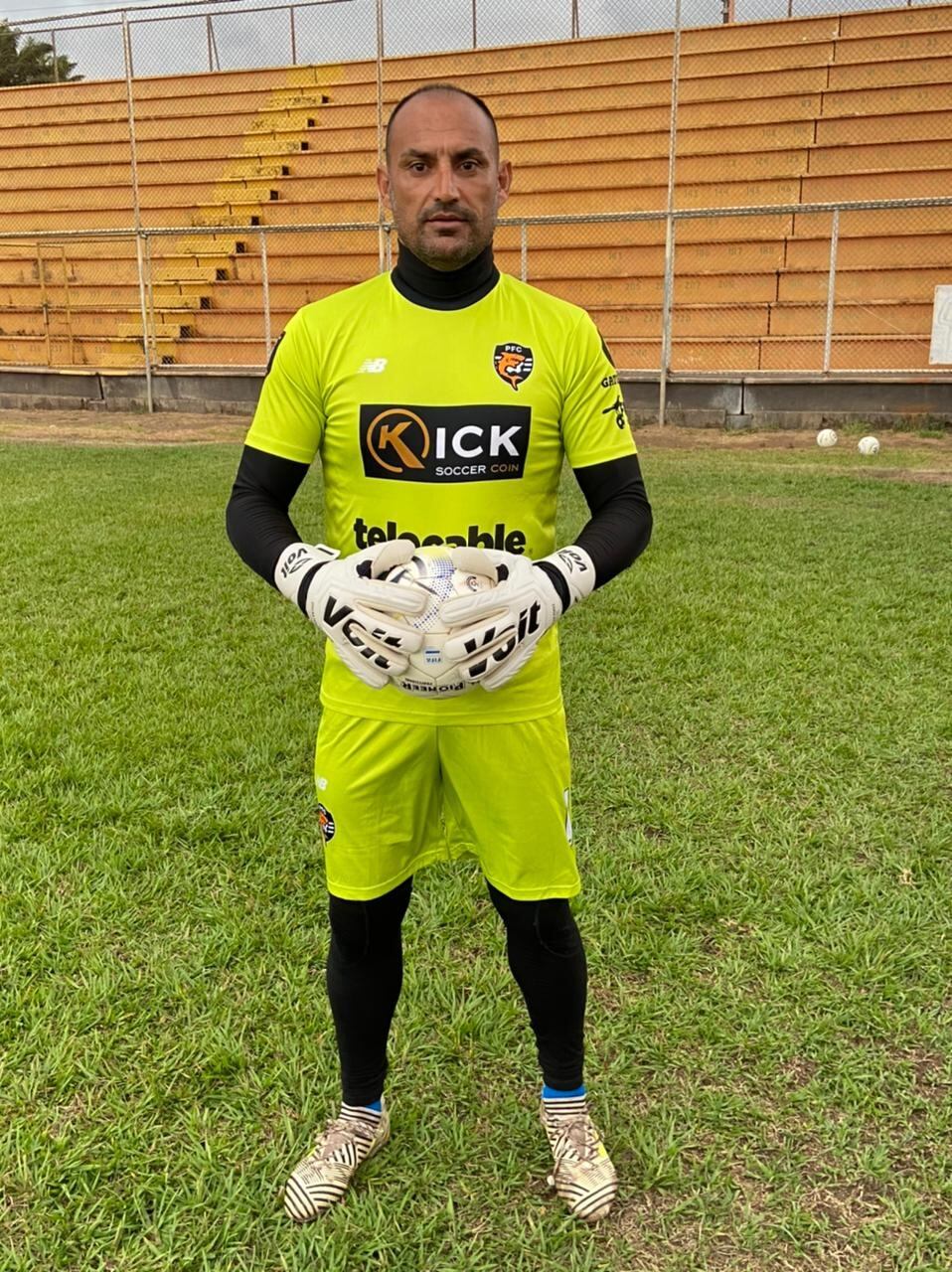 Carlos Alberto Díaz, portero de Puntarenas FC. Cortesía.