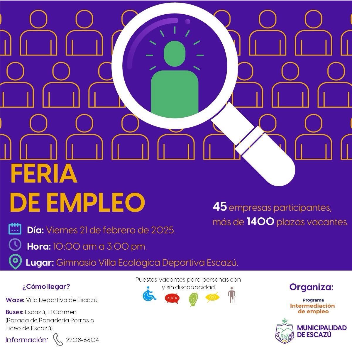 feria de empleo en escazú