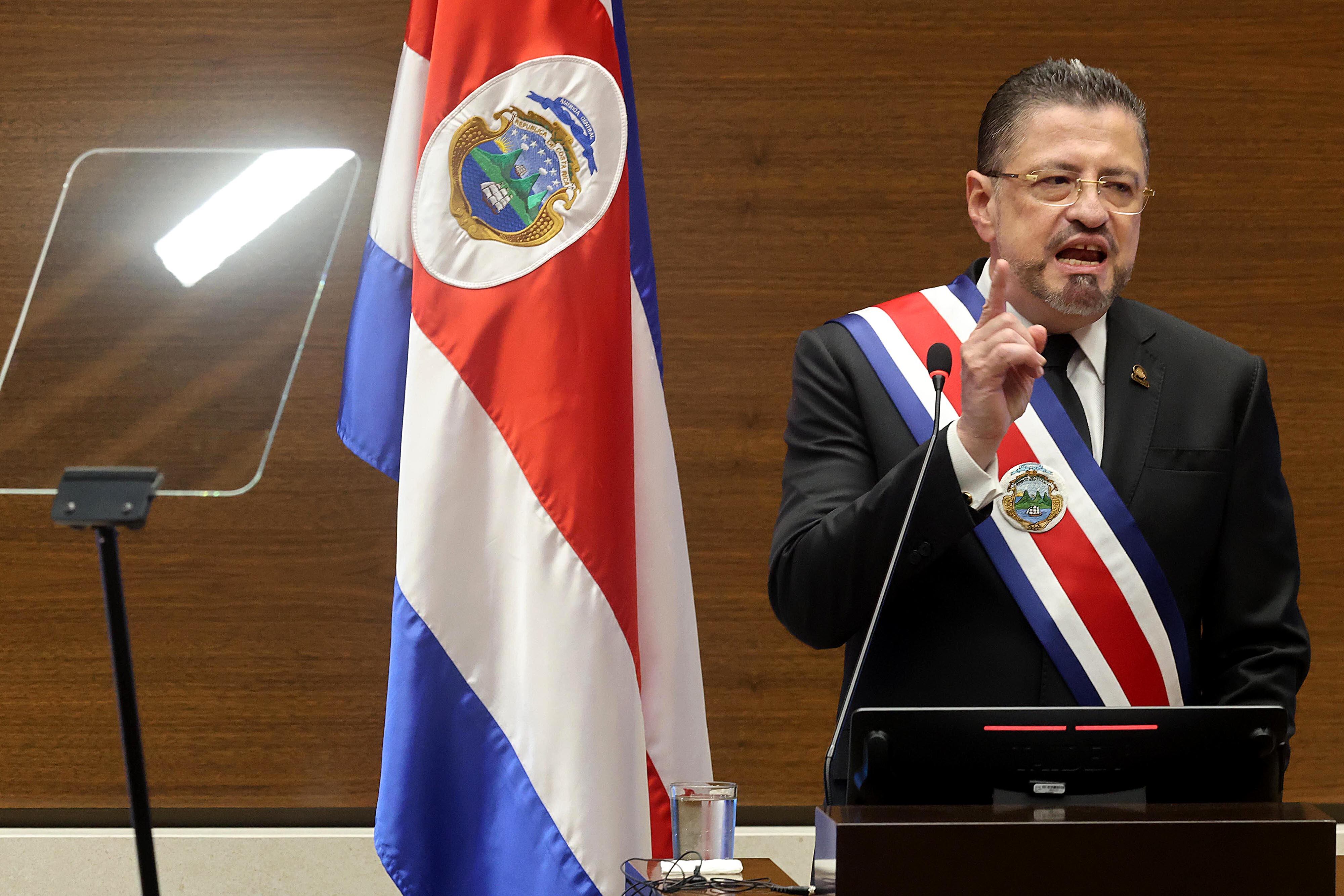 02/05/2024 Asamblea Legislativa. Rendición de cuentas del segundo año de gobierno, por parte del mandatario Rodrigo Chaves, en el Plenario Legislativo. Foto: Rafael Pacheco Granados