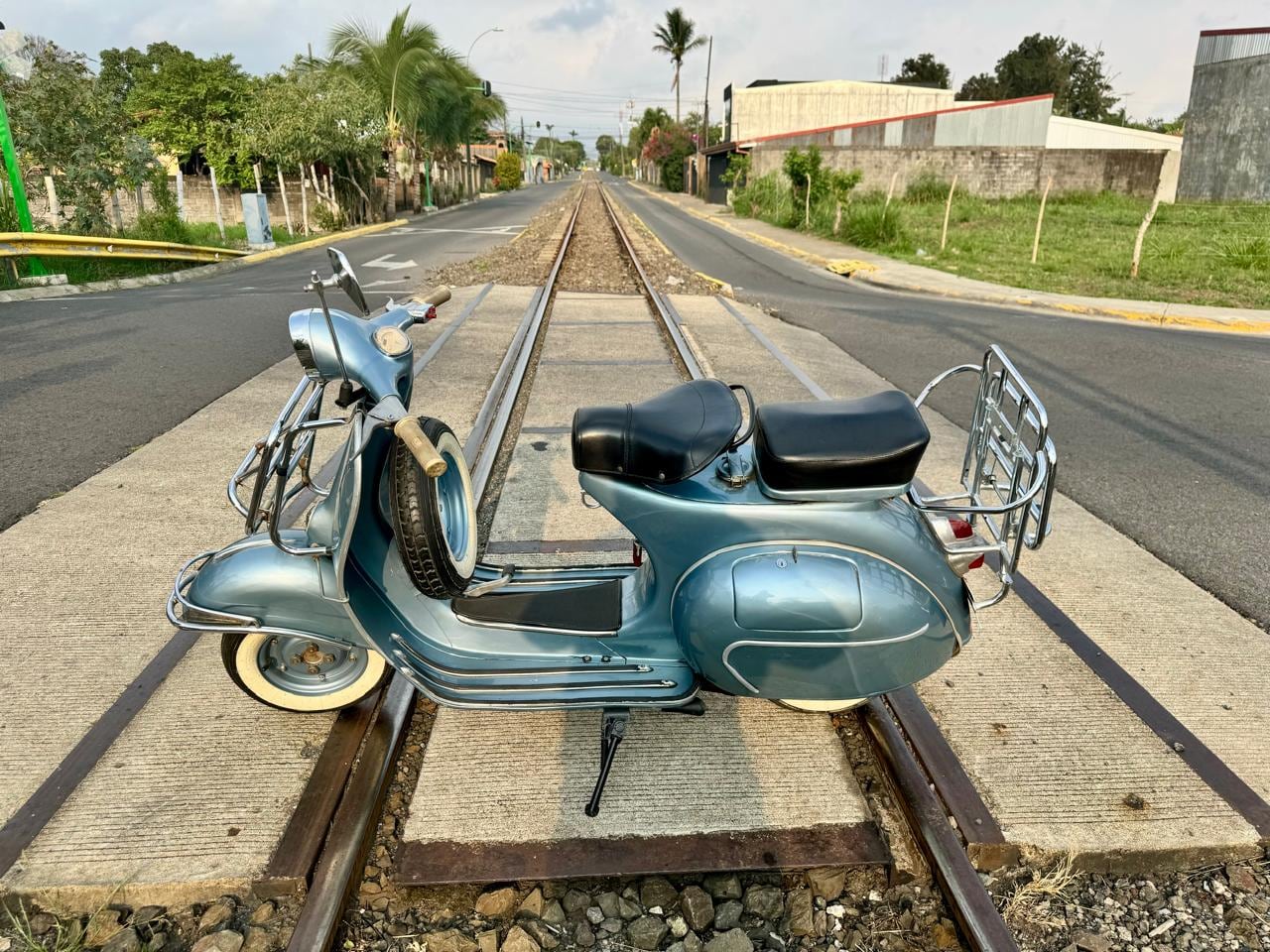 Yeremy Marín Hernández tiene una Vespa VBB de 1961