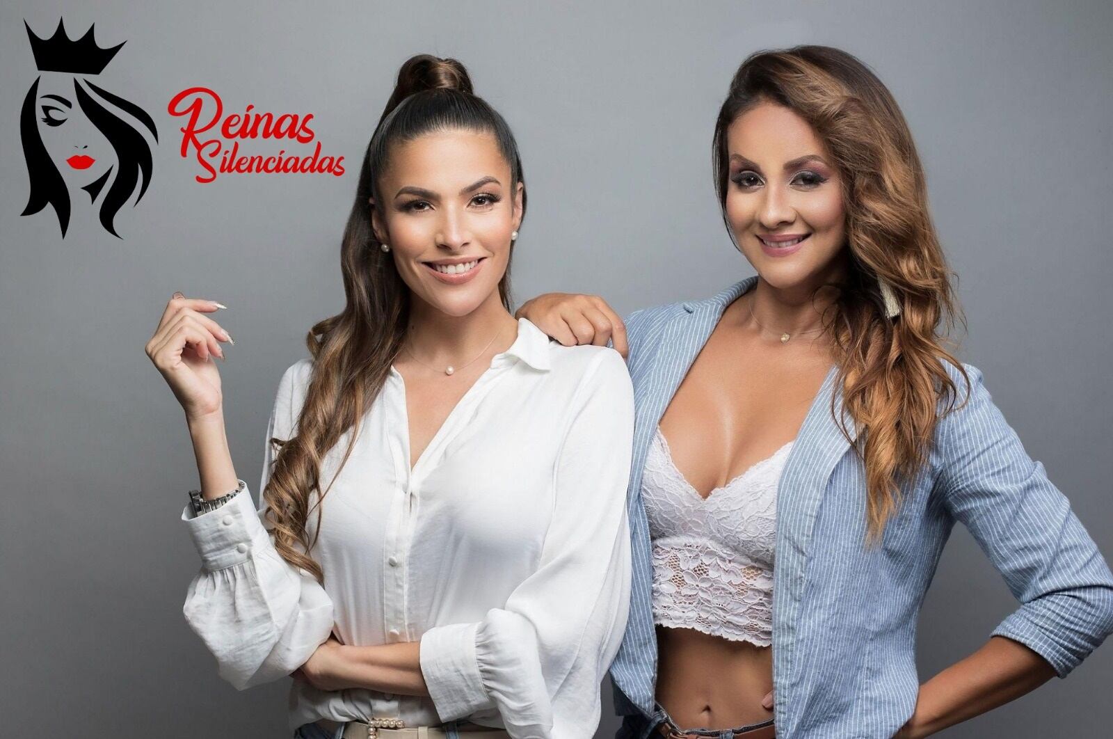 María Teresa Rodríguez y Johanna García, fundaron el grupo de ayuda Reinas Silenciadas. Foto cortesía Johanna García.